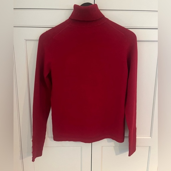 Amanda Smith turtleneck sweater size S red - Picture 6 of 8